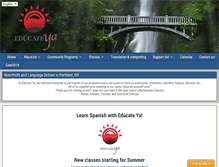 Tablet Screenshot of educateya.org